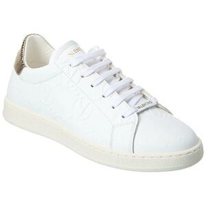 Valentino White and Gold Women's Sneakers